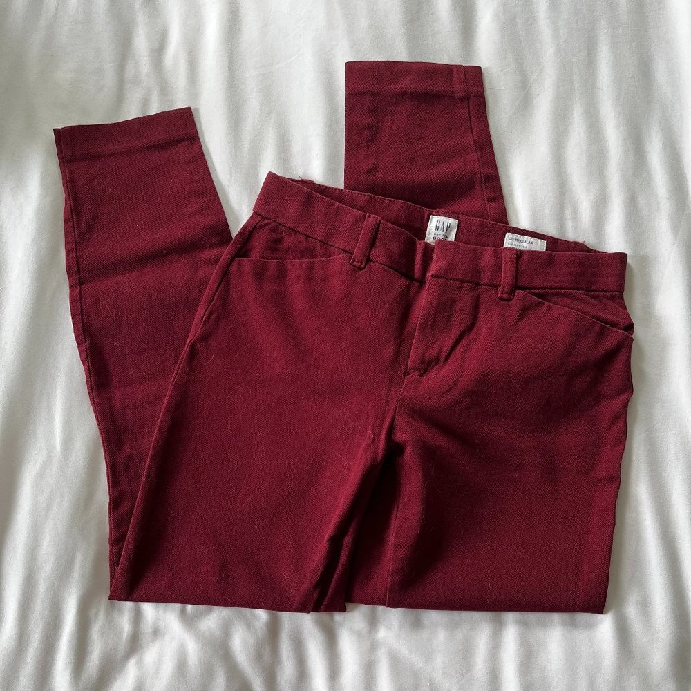 GAP Dark Red Dress Pant